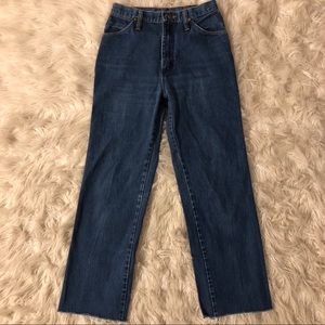 High waisted Wrangler jeans